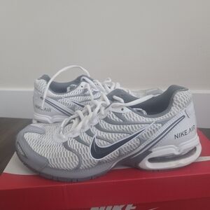 Nike Air Kids' White and Gray Sneakers